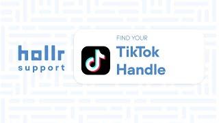 Find Your TikTok Handle | hollr support