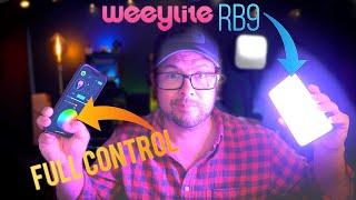 Portable Light w/ App control,  Full Color, Scenes & More! Weeylite RB9