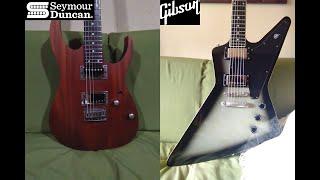 Pickup Comparison: Seymour Duncan JB/Jazz vs Gibson Burstbucker 1/2 (Metal)
