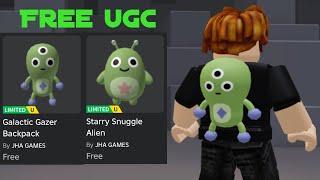 Free UGC Limited! How To Get Galactic Gazer Backpack and Starry Snuggle Alien | Roblox | Free UGC