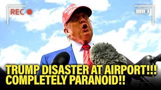 Trump has DISASTER PRESSER at Airport as HE RUNS FROM DC