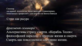 Альтернативы страху смерти. «Корабль Тесея»: философский парадокс о природе жизни и смерти