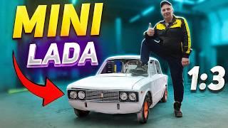 We take a regular-size Lada and shrink it