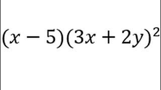 Expand & Simplify brackets, one squared