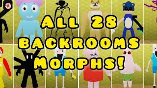 How To Get ALL 28 BACKROOMS MORPHS In “Backrooms Morphs” | Roblox #roblox #backrooms