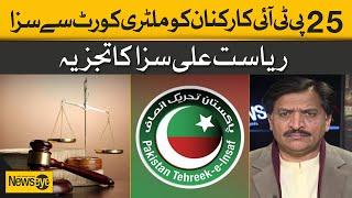 25 PTI Workers Sentenced By Military Court: Riyasat Ali's In-Depth Analysis | Dawn News