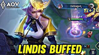 AOV : LINDIS BUFFED NEW PATCH - ARENA OF VALOR LIÊNQUÂNMOBILE ROV