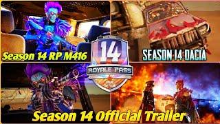 SEASON 14 ROYAL PASS TRAILER AND CONFIRMED REWARDS (PUBG MOBILE )