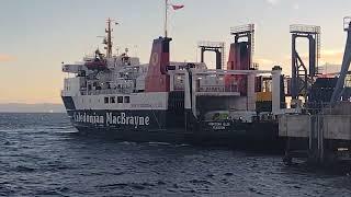 MV Hebridean Isles arriving at Brodick Arran‎@davetheraverovingtherock