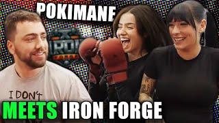 Pokimane Visits, Miz The Manager and Messi vs Ronaldo Answered| Iron Forge Gym Moments #15