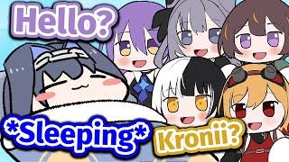 Kronii Keeps Going Back to Sleep During a Collab and No One Noticed