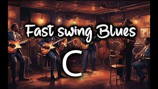 Blues Backing Track Jam  - Ice B. - Fast swing blues in C