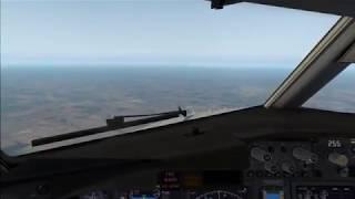 XPlane 11 - Zibo 737 VR, approach to Luton