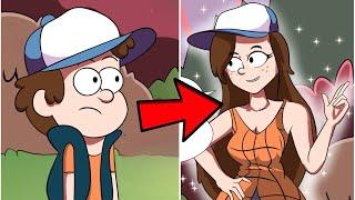 How Dipper Become Wendy | TG TF Comic Dub 130