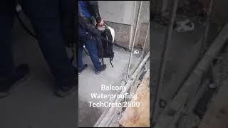 Balcony Waterproofing #alchemco #concretewaterproofing