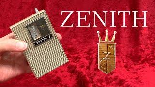 Vintage Zenith AM/FM shirt-pocket transistor radio - collectornet.net