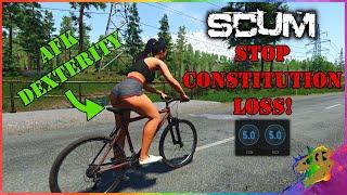 SCUM 0.85 EASY AFK Dexterity Leveling NEW Exhaustion System - NO Constitution Loss!