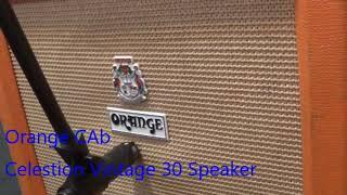 Peavey Cab Eminence Governor Speaker VS Orange Cab Celestion Vintage30 Speaker