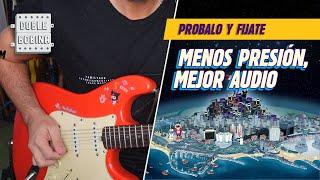 Menos presión de las manos: ¿mejor audio?