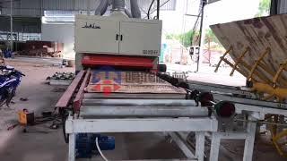 Incredible Plywood Machinery！Sanding machine line with automatic loader and stacker