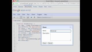 Google Apps Script Tutorial: How to create UI using Apps Script