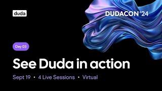 DudaCon 2024, Day 3: AI, Editor 2.0, eCommerce, AMA with Product Team