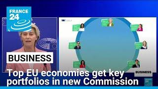 EU Commission chief von der Leyen unveils new top team • FRANCE 24 English