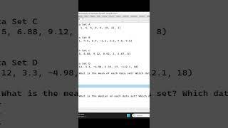 Using Desmos to Find the Mean  #maths #mean #statistics #desmos #data  #education #mathproblems