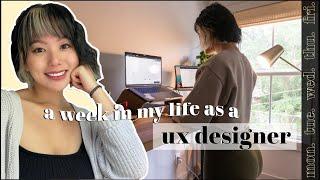 a realistic week in my life as a product ux designer | design projects, meetings, office visit, etc