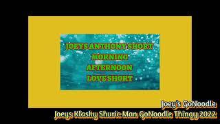 (LAST ANTHONY Joeys Anthony Short Morning Afternoon Short Productions