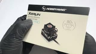 Hobbywing Xerun XR10 Pro Stock Spec 80A Brushless ESC (Unboxing and First Look)