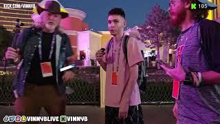 Kick streamer meets Twitch CEO Dan Clancy in Las Vegas (TwitchCon 2023)