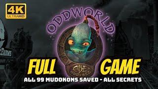 Oddworld: Abe's Oddysee [PC] 100% Gameplay Walkthrough FULL GAME [4K60ᶠᵖˢ]