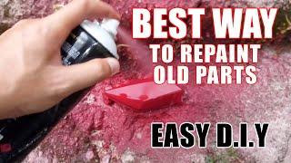 How to Repaint The Old Part of Your Car, Motorcycle, or Bike - Easy DIY Methods Step by Step