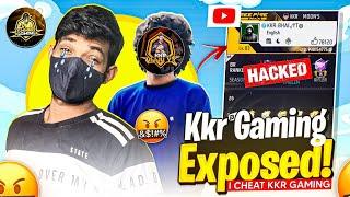 KKR GAMING FF EXPOSED || I HACK KKR BHAI ACCOUNT 