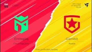 Live Entropiq vs Gambit (RU)Play-off EPIC League CIS RMR 2021 I Entropiq vs Gambit 1440p