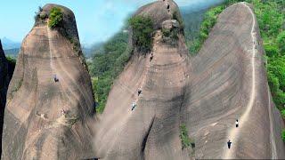 Amazing Place in CHINA | Magical mountain top | Dangerous cliff walk | Natural wonders of china