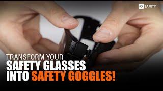 Transform your Safety Glasses into Safety Goggles | RX-SAFETY PRESCRIPTION GLASSES