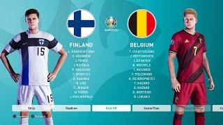 PES 2021 - Finland vs Belgium | UEFA Euro 2020 | Group Stage | Matchday 3