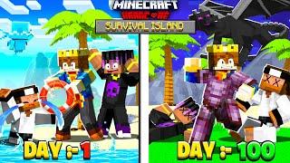 FINALE - 100 Days On SURVIVAL ISLAND in Hardcore Minecraft 