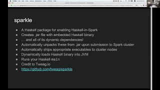 Robin Bate Boerop: Using Haskell inside Apache Spark