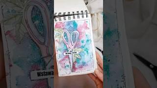 Art journal page with Color glows by @13artsyoutube #artjournal #artjournalingforbeginners