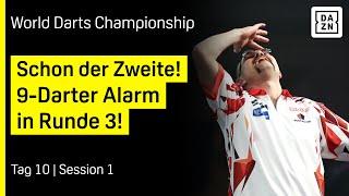 Der zweite WM-Neundarter! Krimi zwischen Clayton & Gurney: Tag 10 - Session 1 | Darts WM 25 | DAZN