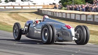 1936 Auto Union Type C V16 Exhaust Sound @ Goodwood Festival of Speed!