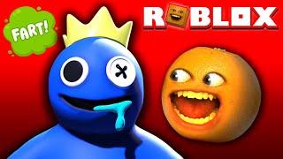 I got FARTED ON AND KILLED by a Blue noodle monster (Rainbow Friends) #Roblox