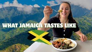 What Jamaica TASTES Like!  All Jamaican NATIONAL Foods in Kingston!!