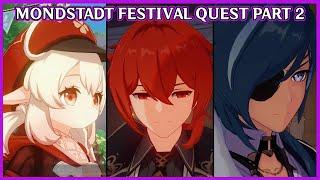 Mondstadt Festival - Of Ballads and Brews Quest Part 2 - Genshin Impact 3.1