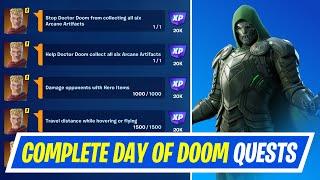 Fortnite Complete Day of Doom Quests - Where is the more missing Quests 7 and 8 for Day of Doom LTM