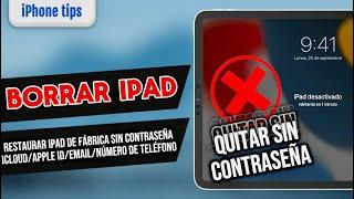 Cómo formatear un ipad sin contraseña de iCloud/Apple ID - Borrar iPad por completo2024️iPadOS 18