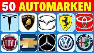 Automarken Quiz - Errate 50 Automarken